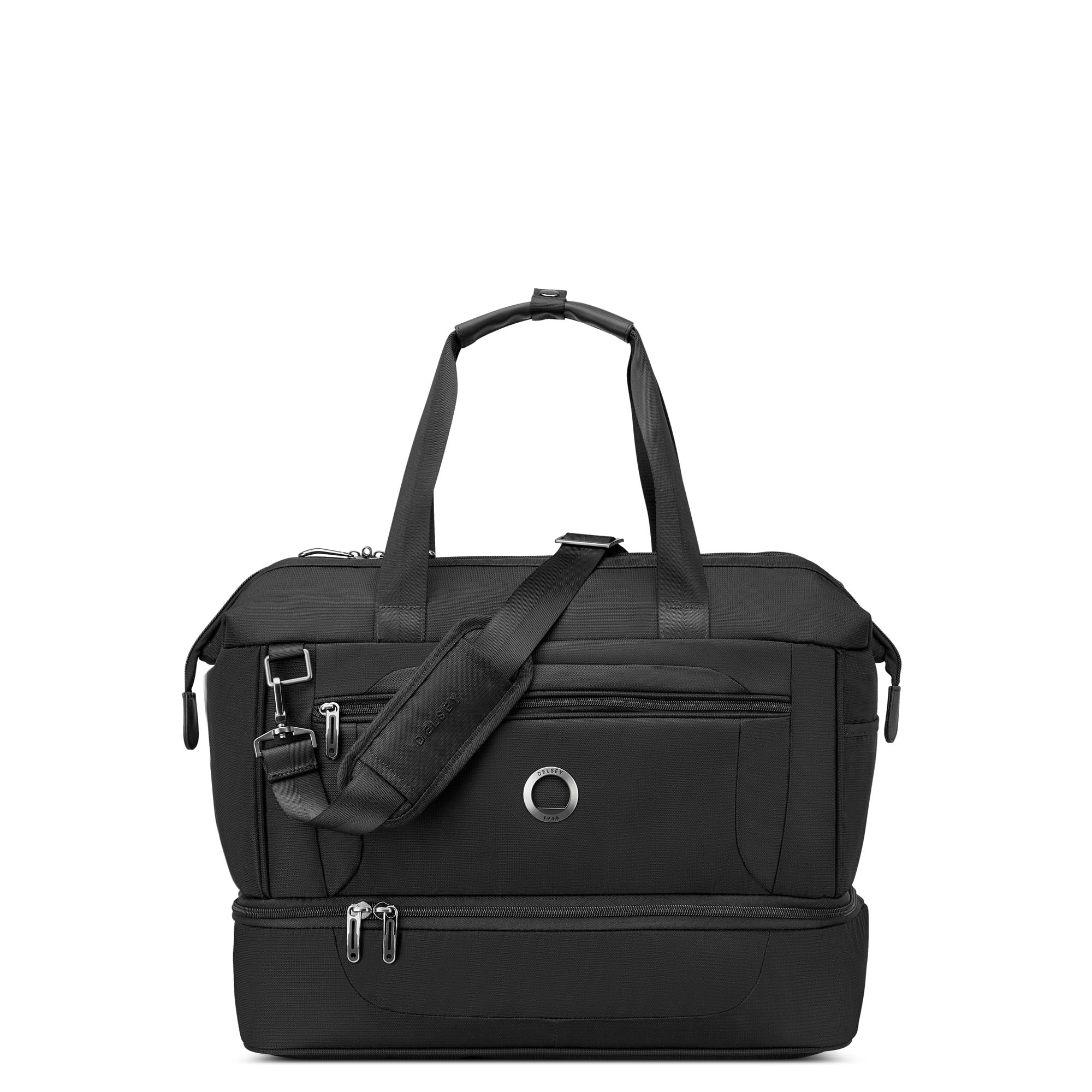 Drop Bottom Weekender Bag, Black