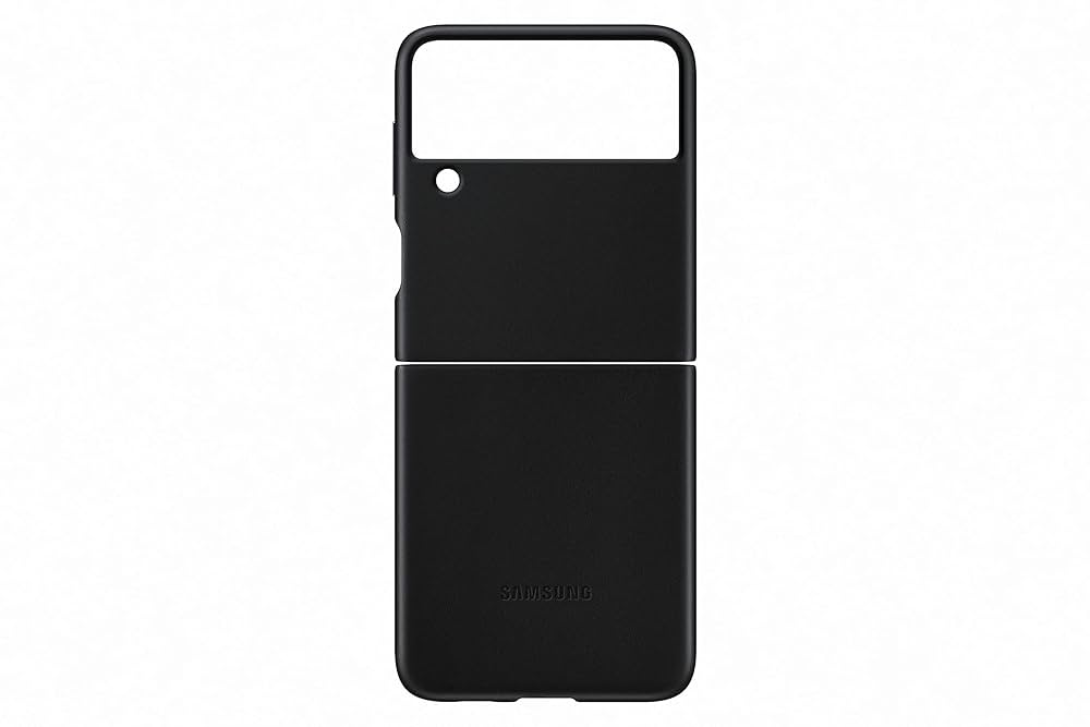 Amazon.com: Samsung Galaxy Z Flip3 Leather Cover - Official