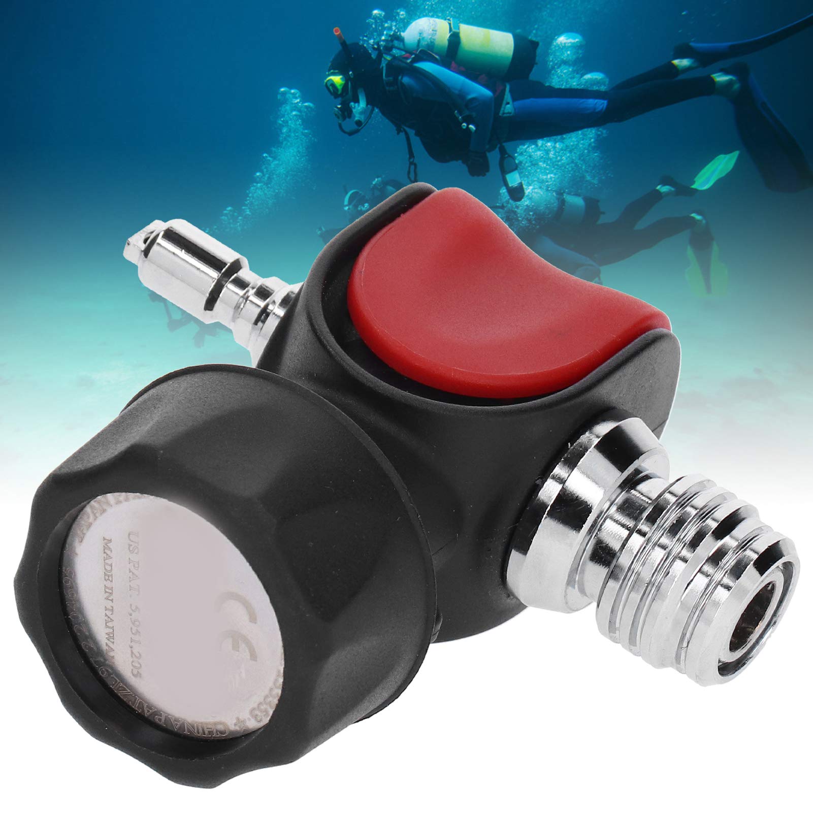 Dive Alert Buzzer de plongée universel Sondeur acoustique sous-marin en acier inoxydable pour améliorer la communication et la sécurité pendant les activités de plongée