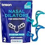 Brison Nasal Dilators - Nose Vents Opener for Better Breathing and Adults for Sleep and Activity Improves Airflow - 2pcs Soft-Hard
