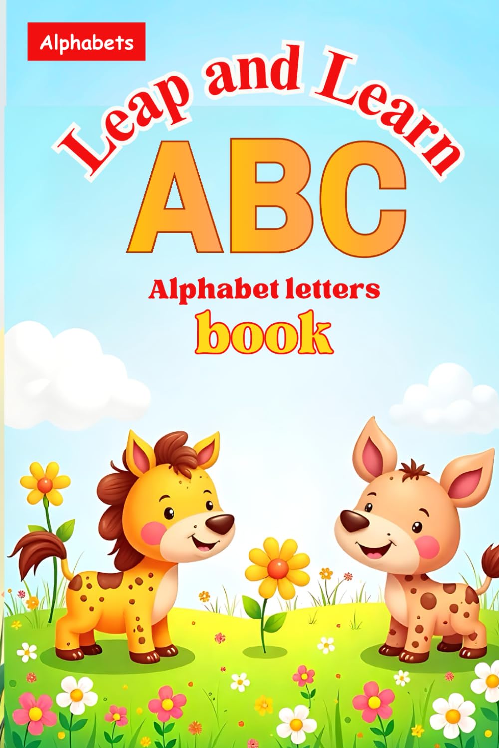 leap and learn: Educational Alphabets Book with Funny Illustrations for Early Learners
