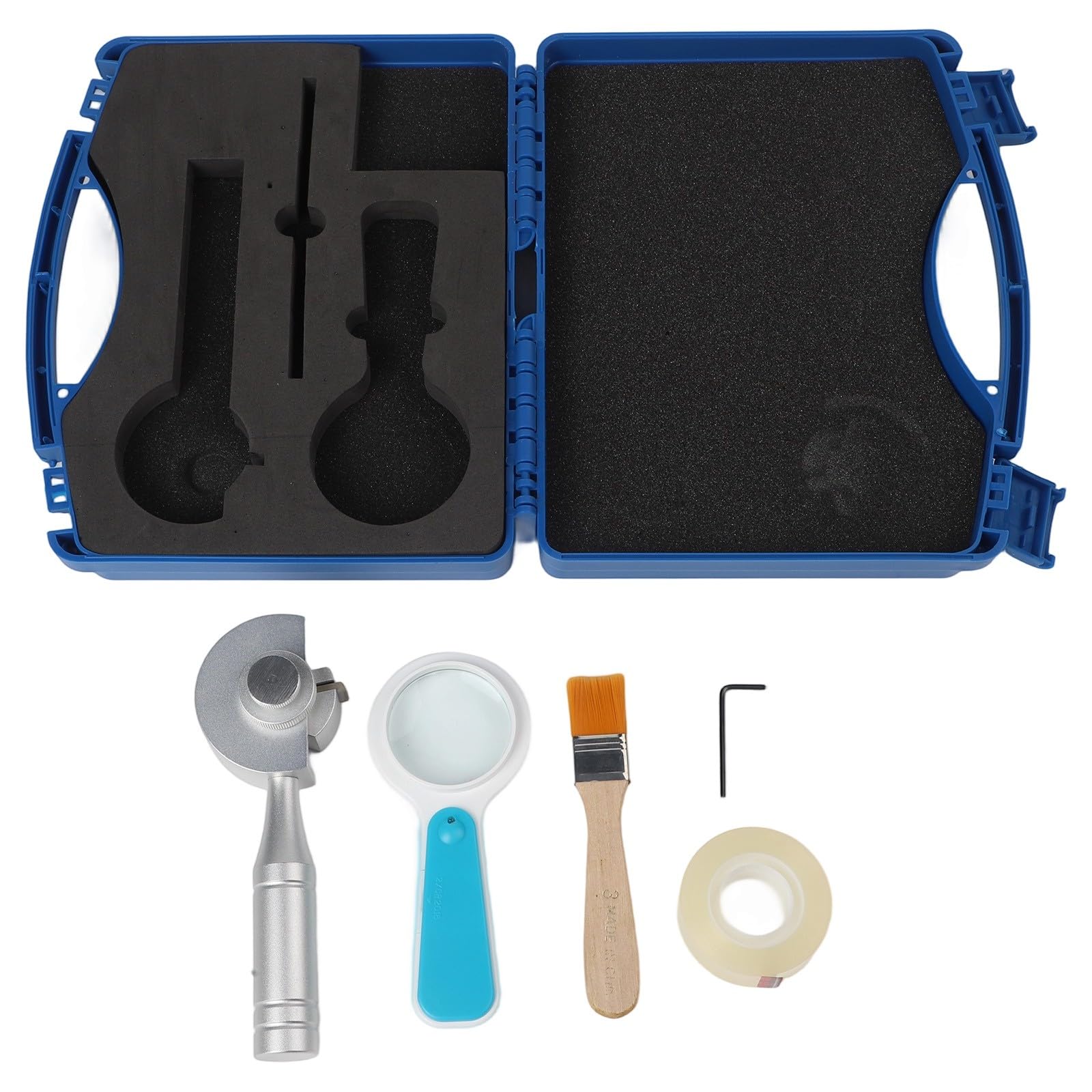 Kreuzschraffur Haftungsprüfer, 3-in-1 rotierendes Schneider-Set, 1 mm/2 mm Klingen, Farbbeschichtungstestwerkzeug für Labor