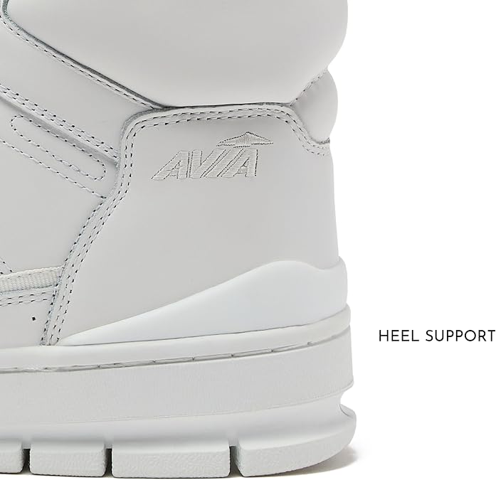 Avia 830 Men's Basketball Shoes, Retro High Top Sneakers for Men Indoor or Outdoor, Street or Court Size 7 to 16