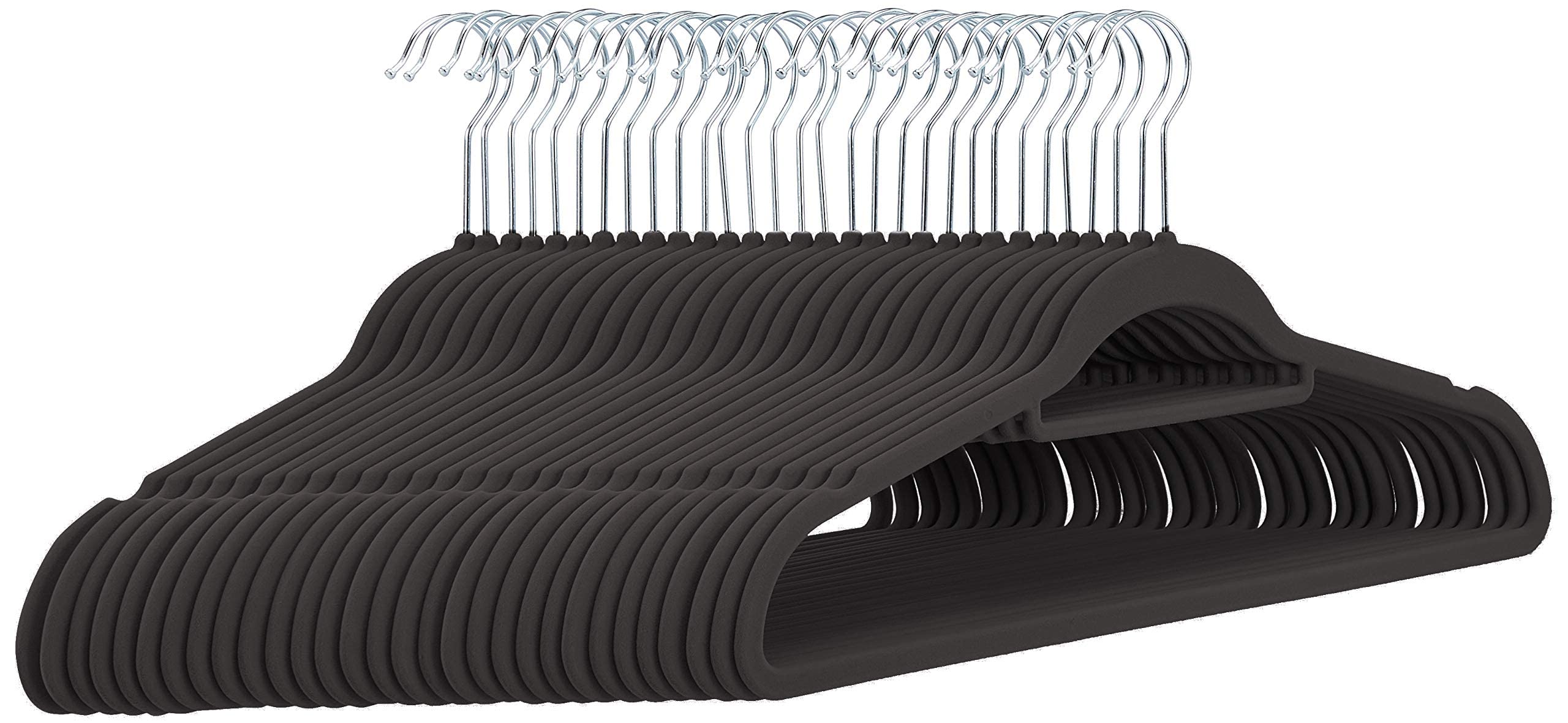 Amazon Basics Perchas de Terciopelo para Trajes - Paquete de 50, Marfil — view 19