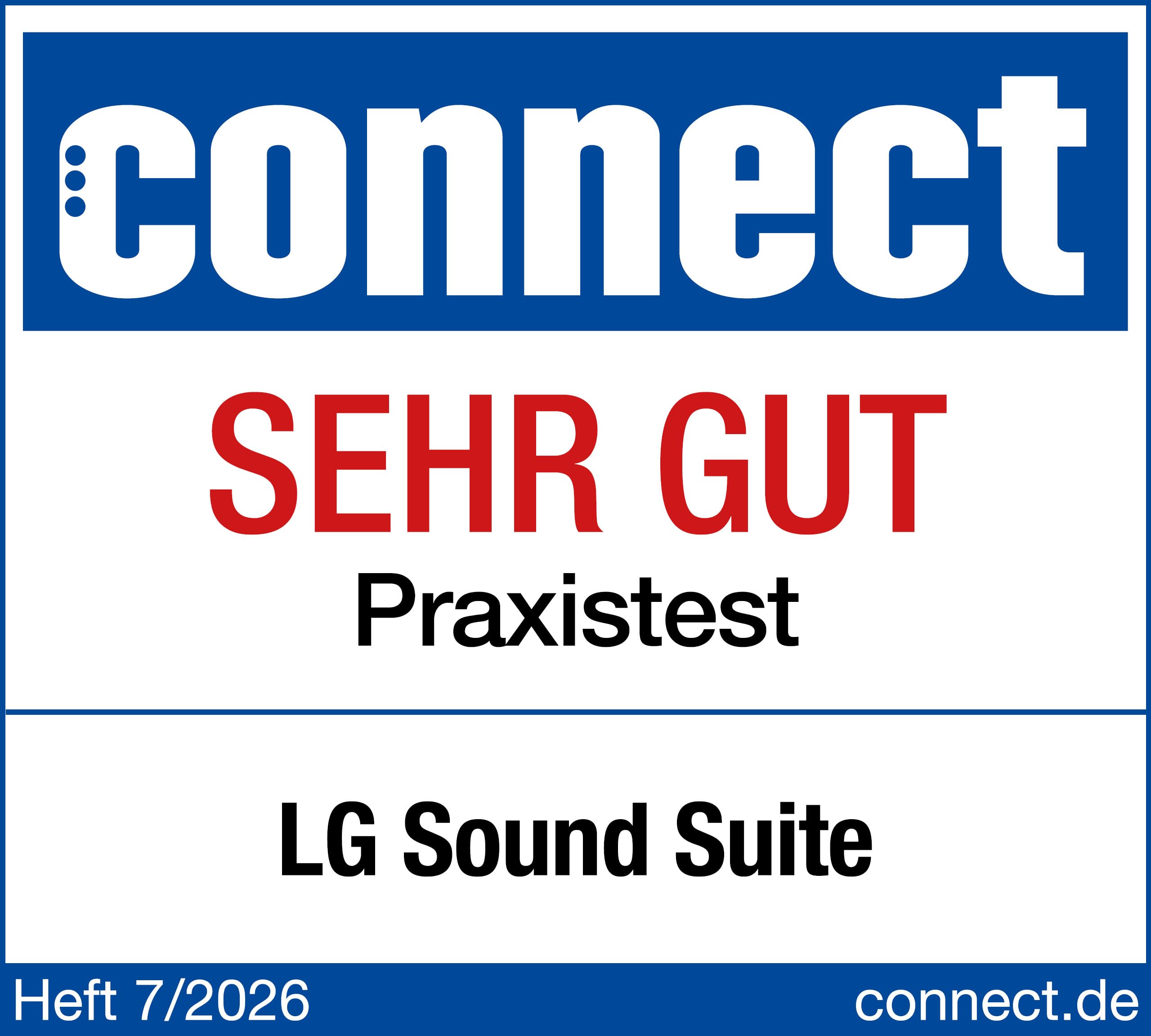 LG Sound Suite Subwoofer W7 (220 Watt) mit Dolby Atmos FlexConnect-Technologie (8-Zoll-Treiber, WLAN, USB-C), schwarz [Modelljahr 2026]