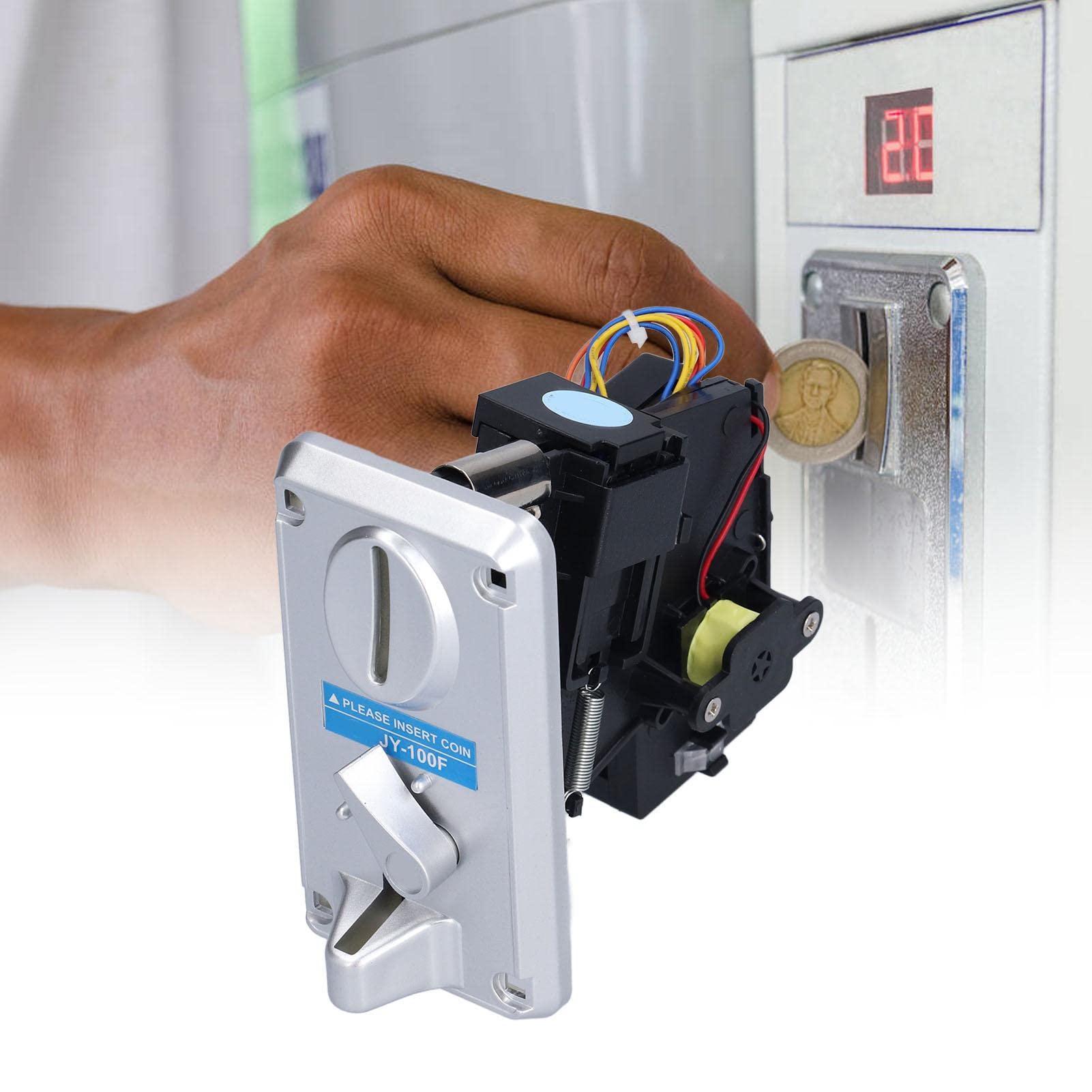Gettoniera Portafoglio elettronico Selettore Monete in plastica con Slot selettore a gettoni per distributore Automatico, Gioco Arcade, Telefono a gettoni, lavatrici a gettoni