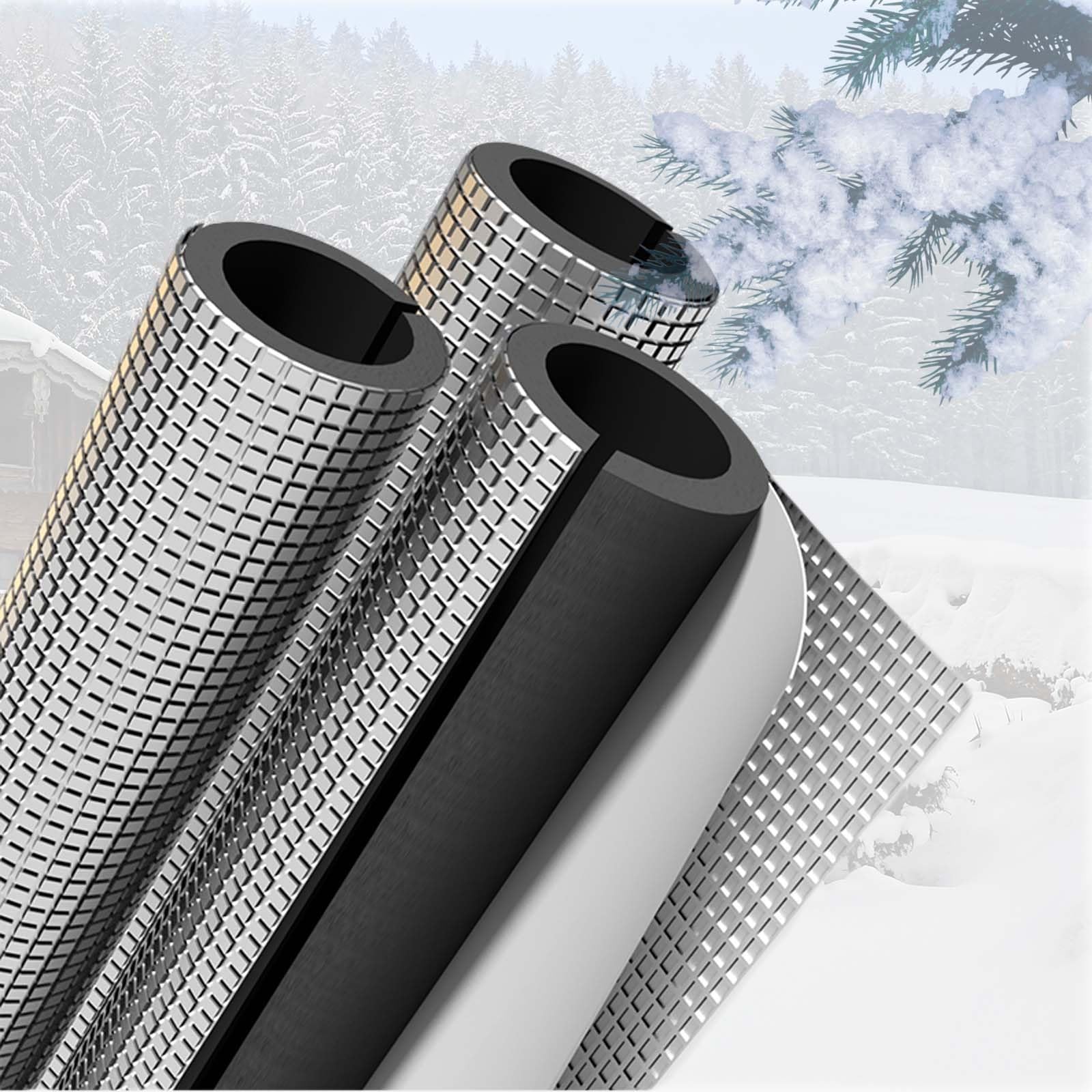 Tubo Isolante Condizionatore, 95cm Guaina Isolante per Tubi, Antigelo per Esterni, Isolanti in Schiuma, Conservazione del Calore Isolato ID 22-219mm(ID 219mm (8-5/8)× 30mm × 0.95m Tubo Isolante Condizionatore, 95cm Guaina Isolante per Tubi, Antigelo per Esterni, Isolanti in Schiuma, Conservazione del Calore Isolato ID 22-219mm(ID 219mm (8-5/8)× 30mm × 0.95m