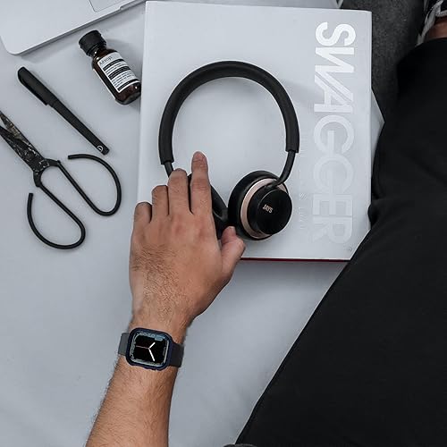 Miniatura 5 de Miimall Funda compatible con Apple Watch Series 3 de 1.654 pulgadas con protector de pantalla antiarañazos, a prueba de golpes, policarbonato duro y