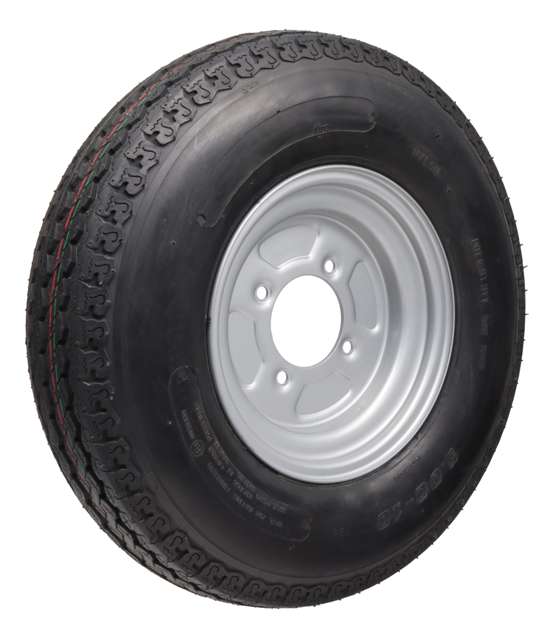 2x Rueda de repuesto Rueda de remolque 5.00-10 C 79N 5.00X10 4x115 ET0 ML 85mm 437kg Círculo de pernos francés Llanta completa p.ej. Kenda Wanda (2)