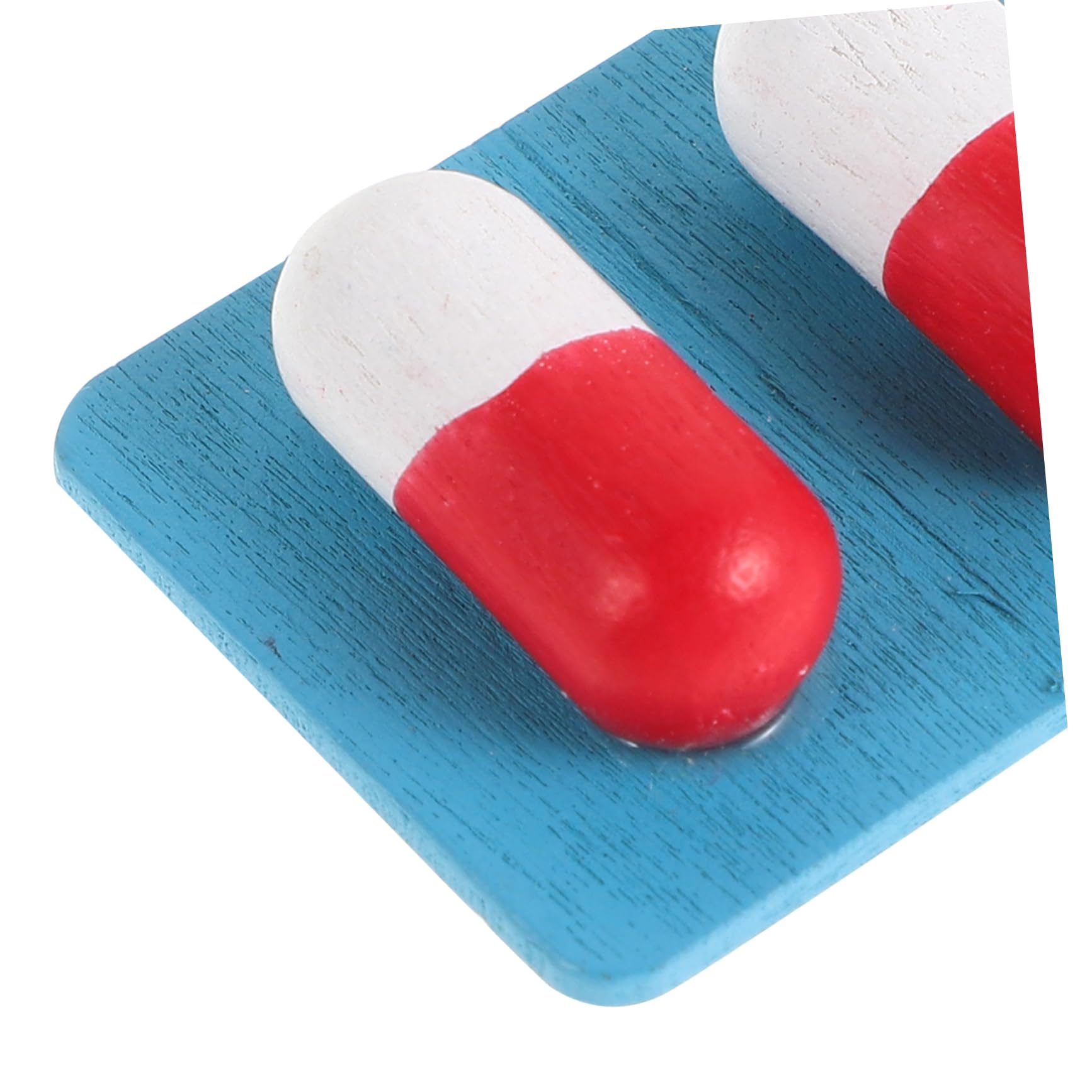 Jouets Médecin – 10 Capsules Réalistes – Jeu De Rôle Enfant – Fausses Pilules En Bois - 7