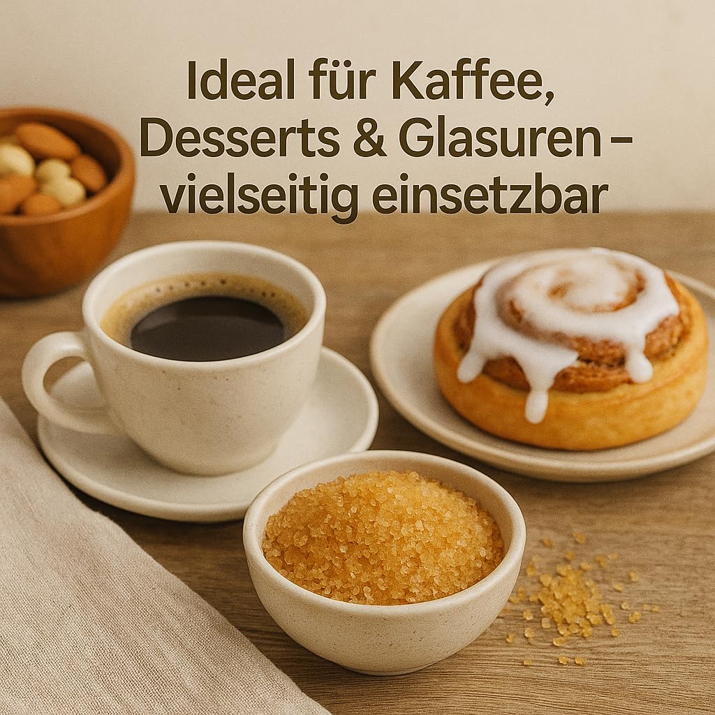 Rohrohrzucker 5kg Goldbraun Grob Naturbelassen Unraffiniert Kochen Backen