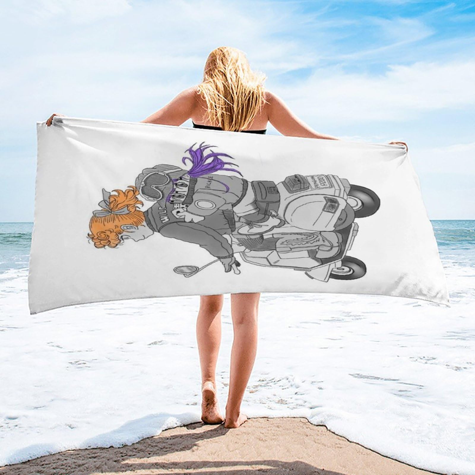 Amazon｜Dr.スランプ Dr.スランプ アラレちゃんバスタオル ビーチ