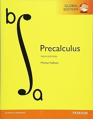 PreCalculus Global Edition book cover