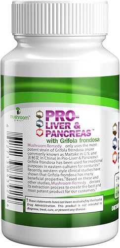 Miniatura 2 de PRO-Liver & Pancreas | El mejor suplemento de hierbas totalmente natural para el páncreas y el apoyo hepático, desintoxicación, extracto de hongo