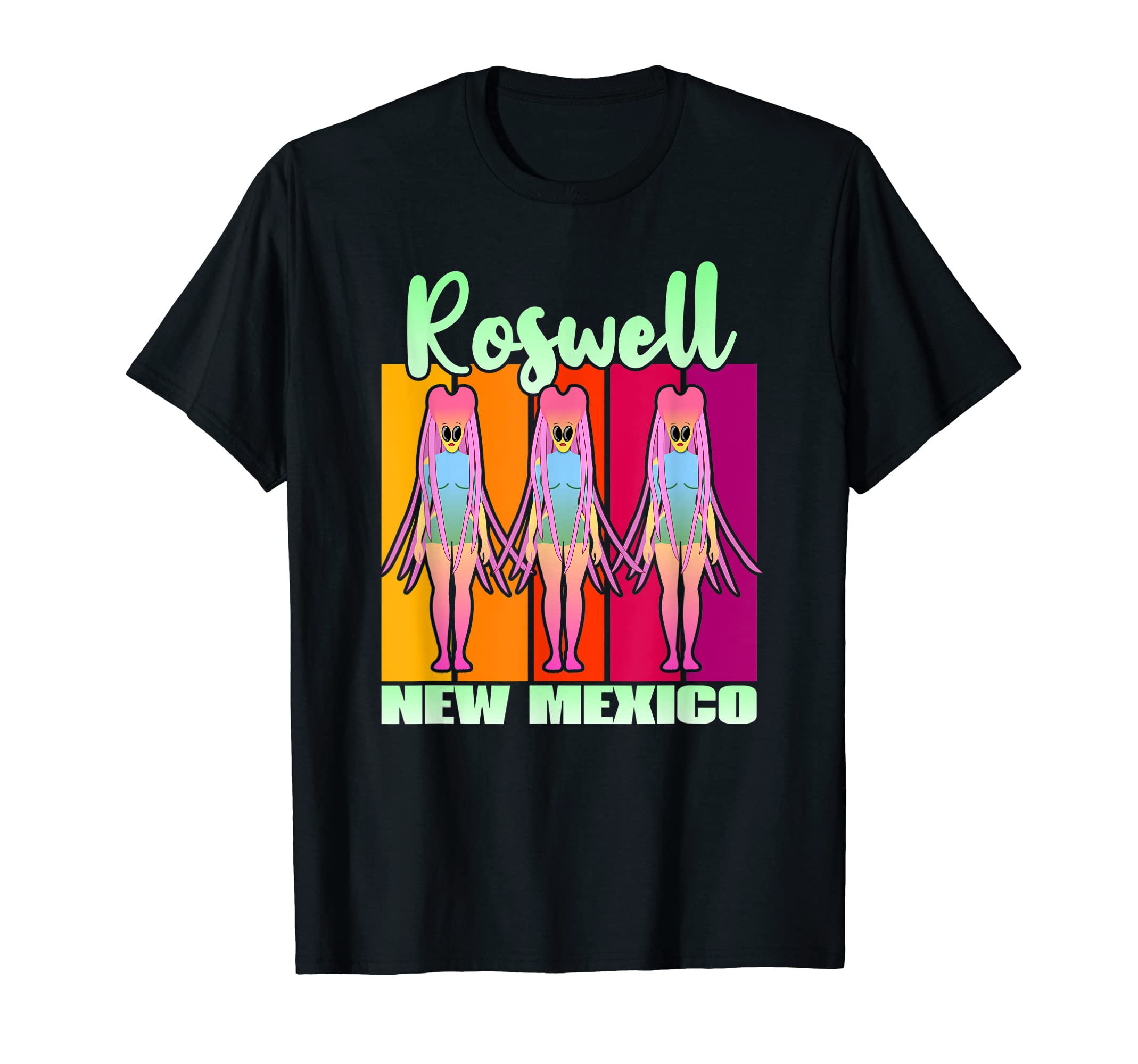 Roswell New Mexico Beautiful Alien Girls !Vintage Roswell New Mexico T-Shirt