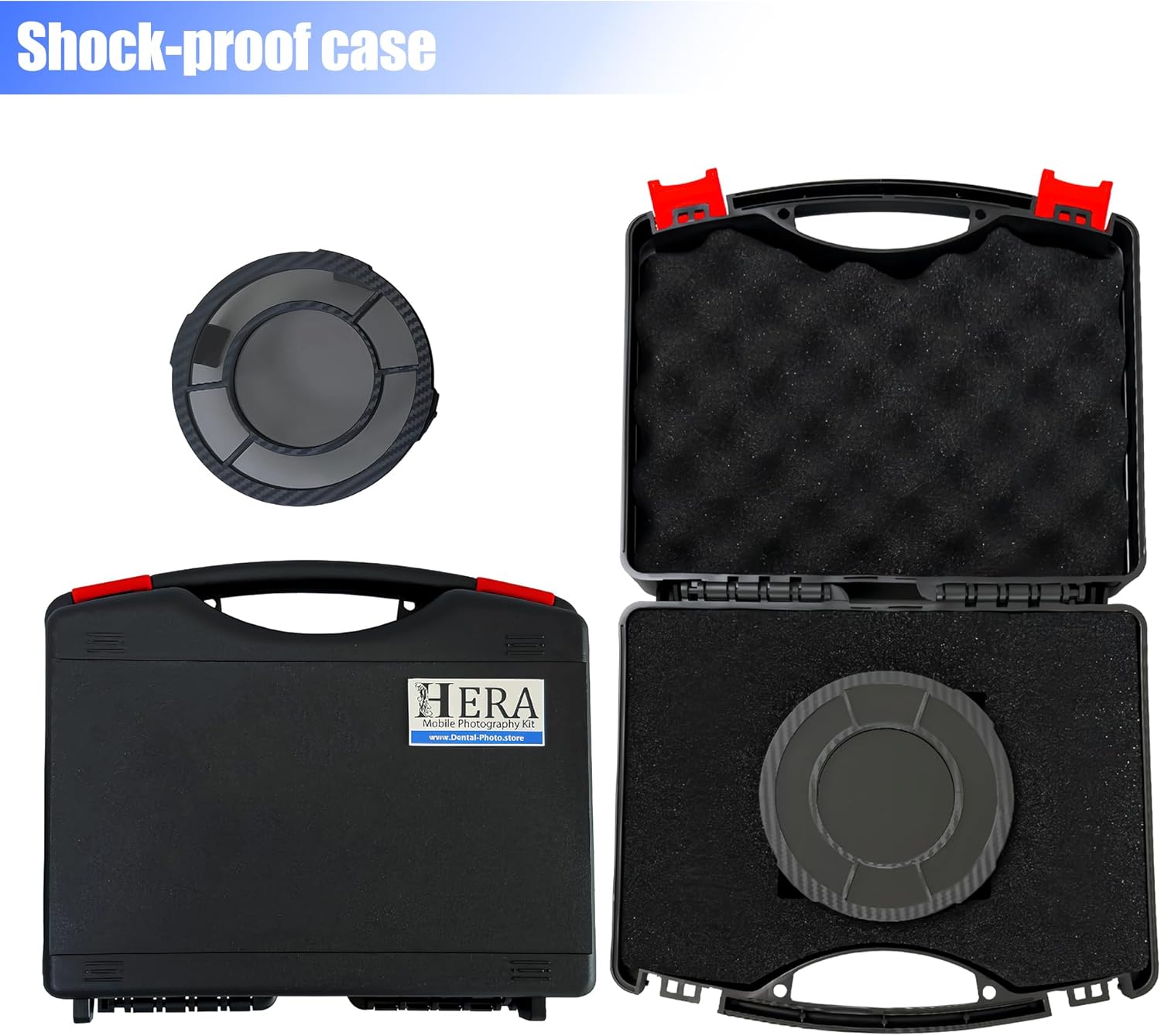 Cross-Polarization Sets for Meike MK-14EXT Flash Ring - Dental Photography Polarizer Set. No Glare, No Reflections Camera Photography