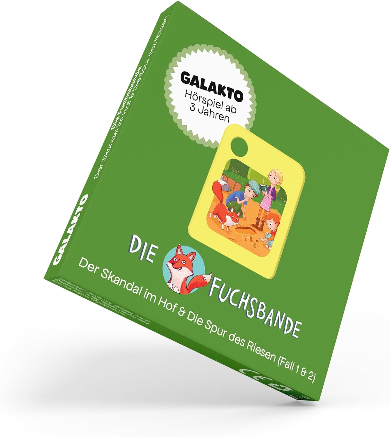 Audio Token: Die Fuchsbande - Der Skandal im Hof & Die Spur des Riesen (Fall 1 & 2), Radio Play for Children from 3 Years, Playing Time Approx. 59 Minutes