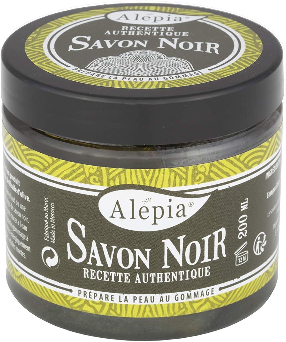 Savon Noir - 100% Olive Oil Black Soap Scrub 200 ml