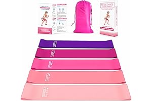 Fit Simplify Resistance Loop Exercise Bands Set for Home Workouts
