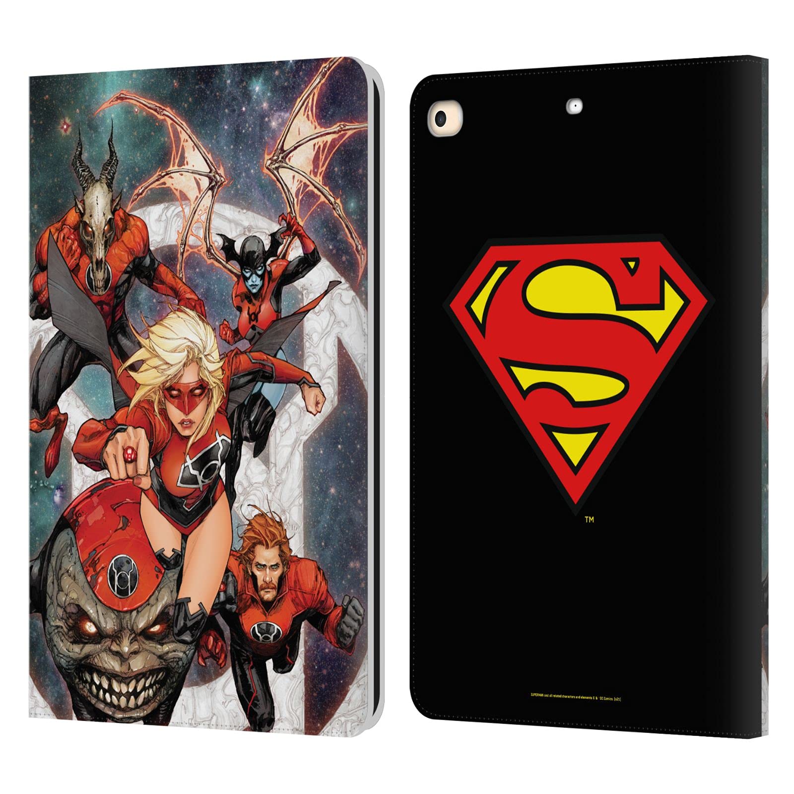 Étui Superman DC Comics pour iPad 9.7 (2017/2018) en cuir