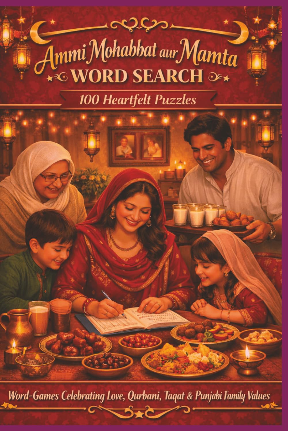 Ammi Mohabbat aur Mamta WORD SEARCH 100 Heartfelt Puzzles: Word-Games Celebrating Love, Qurbani, Taqat & Punjabi Family Values (Borkot's Punjabi Family & Heritage Puzzlers)