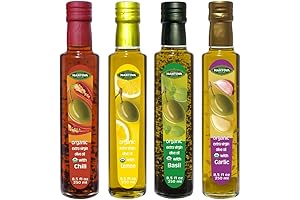 Mantova Flavored Extra Virgin Olive Oil Variety Pack, 4-Pack