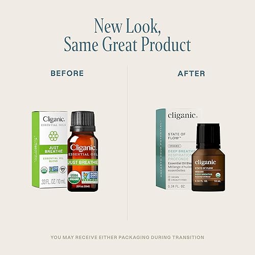 Miniatura 2 de Cliganic Mezcla de aceites esenciales orgánicos simplemente respira