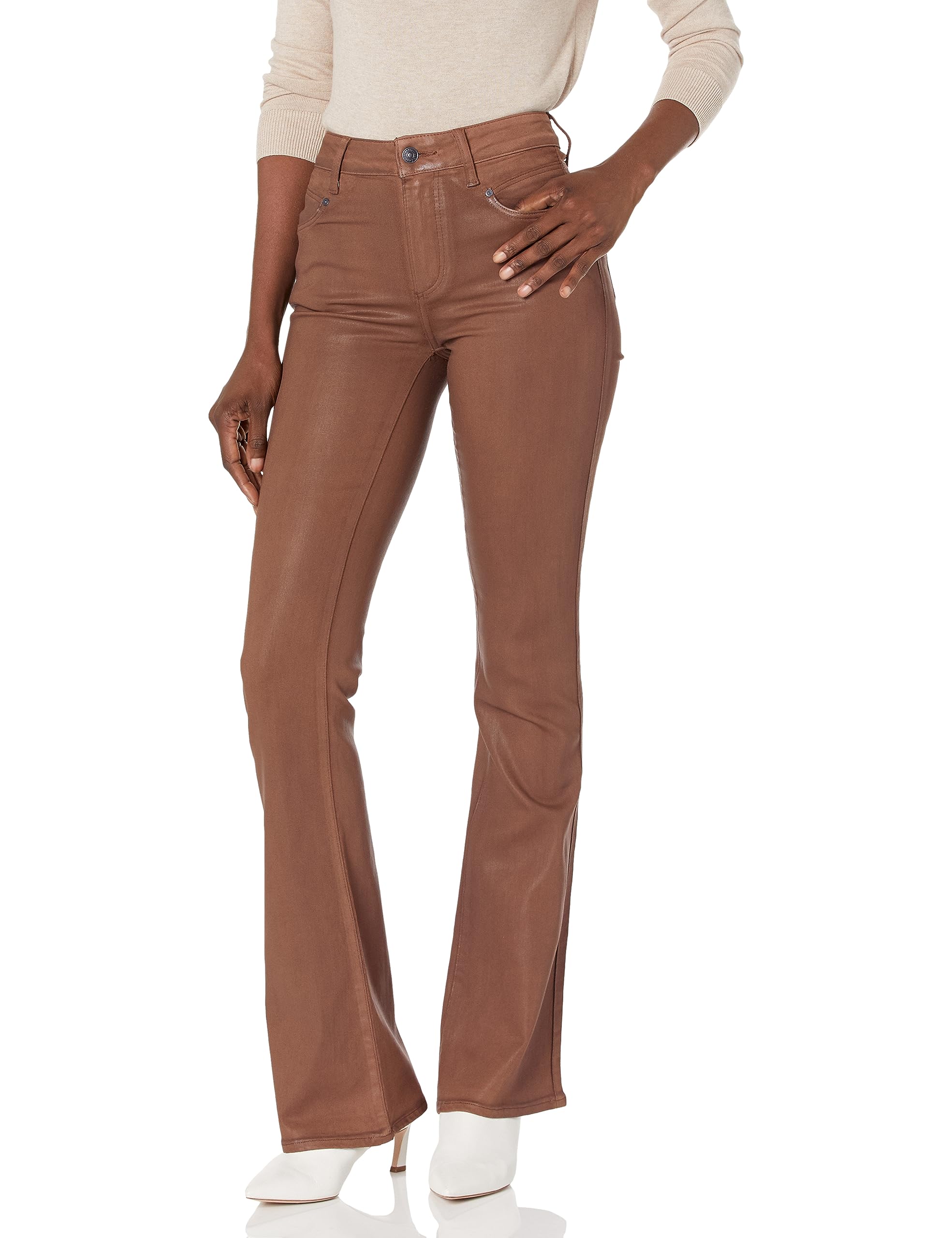 PAIGE Women's Hr Laurel Canyon Seamed Pkts