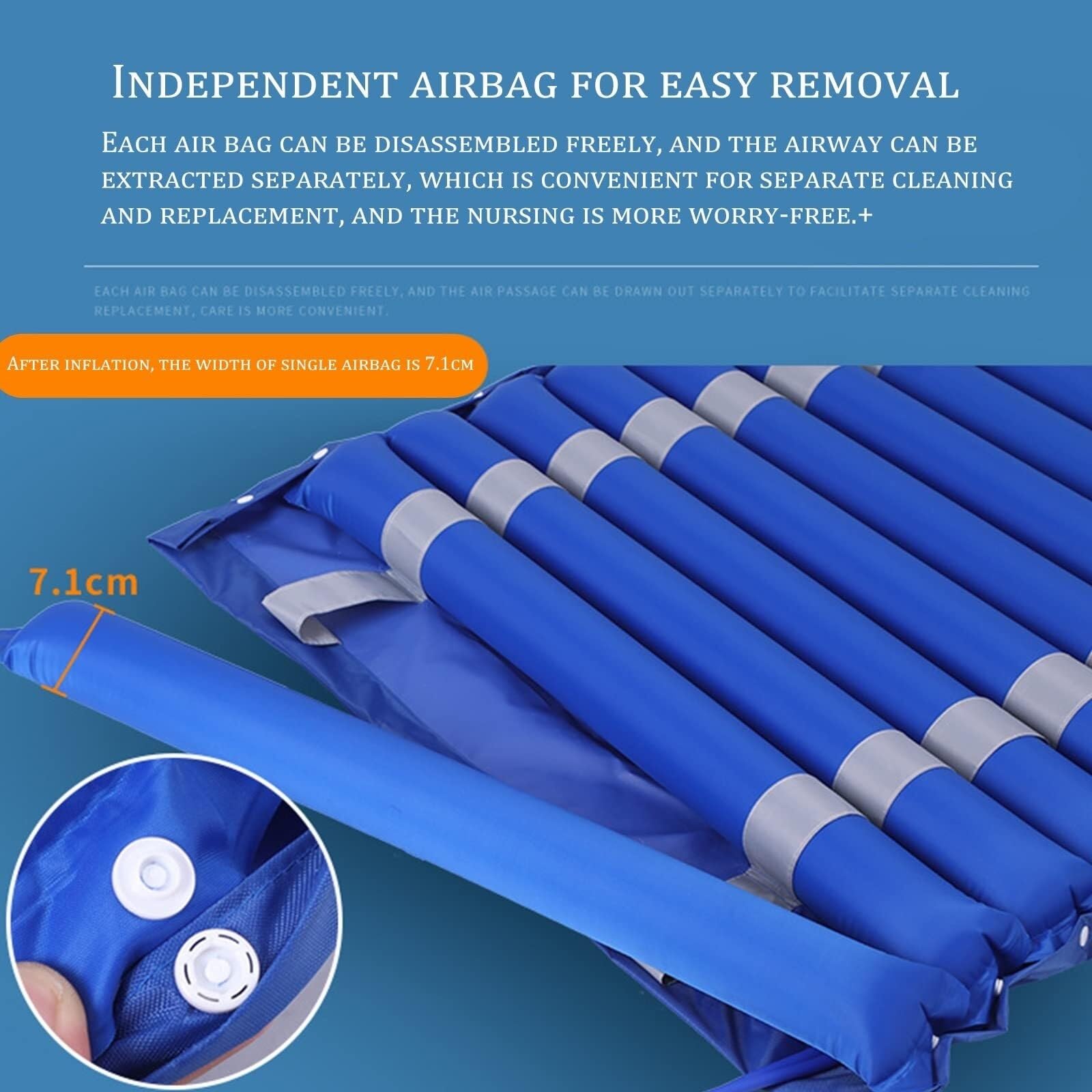 Materasso ad aria antidecubito, Materassi ad aria antidecubito Striping Striping Fluttuazione Jet Paziente girato Materasso antidecubito infermieristico