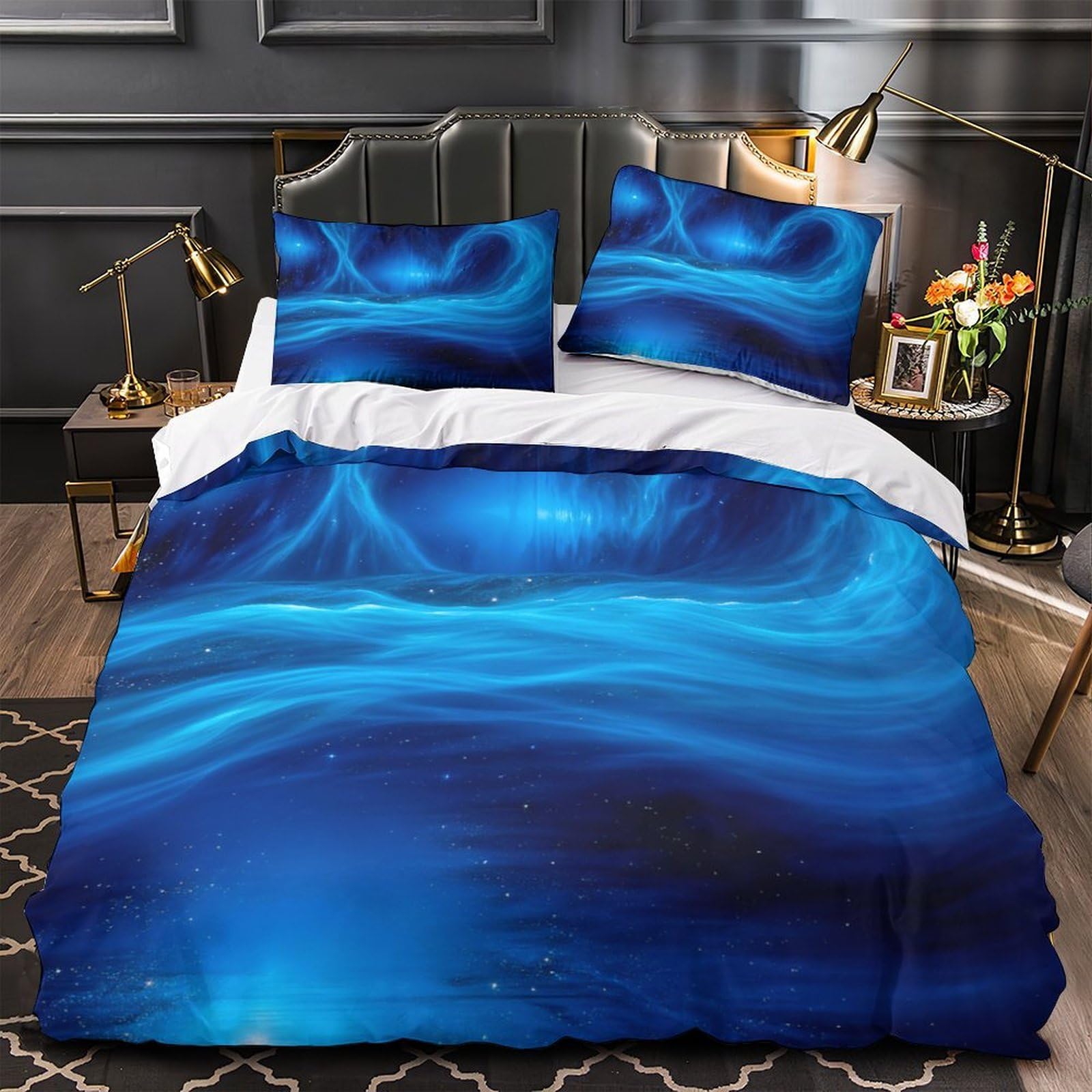 Housse de couette Corgi 3D à effet visuel saisissant pour lit king size grande largeur