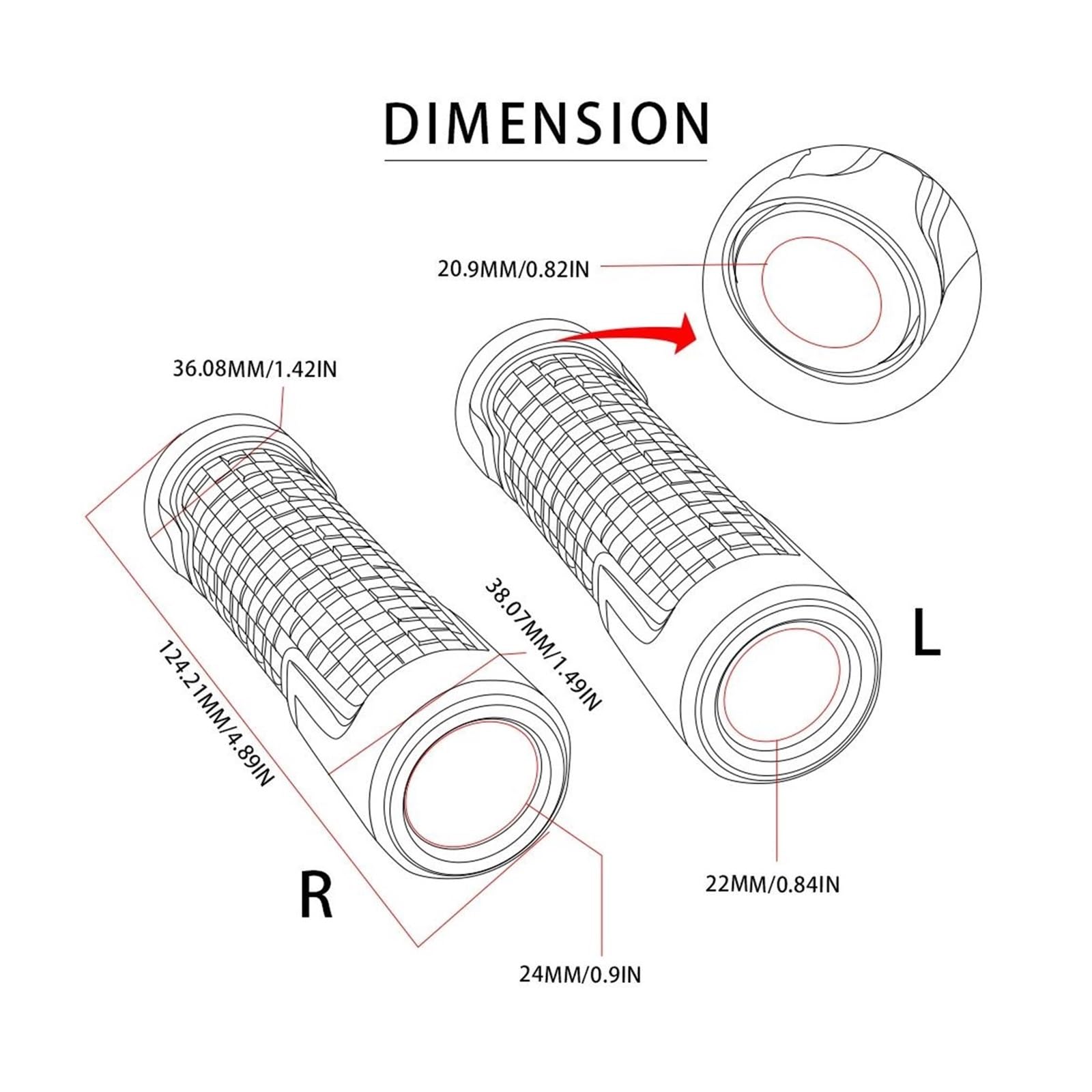 Bouchon D'extrémité De Poignées De Guidon De Moto Pour Suzuki