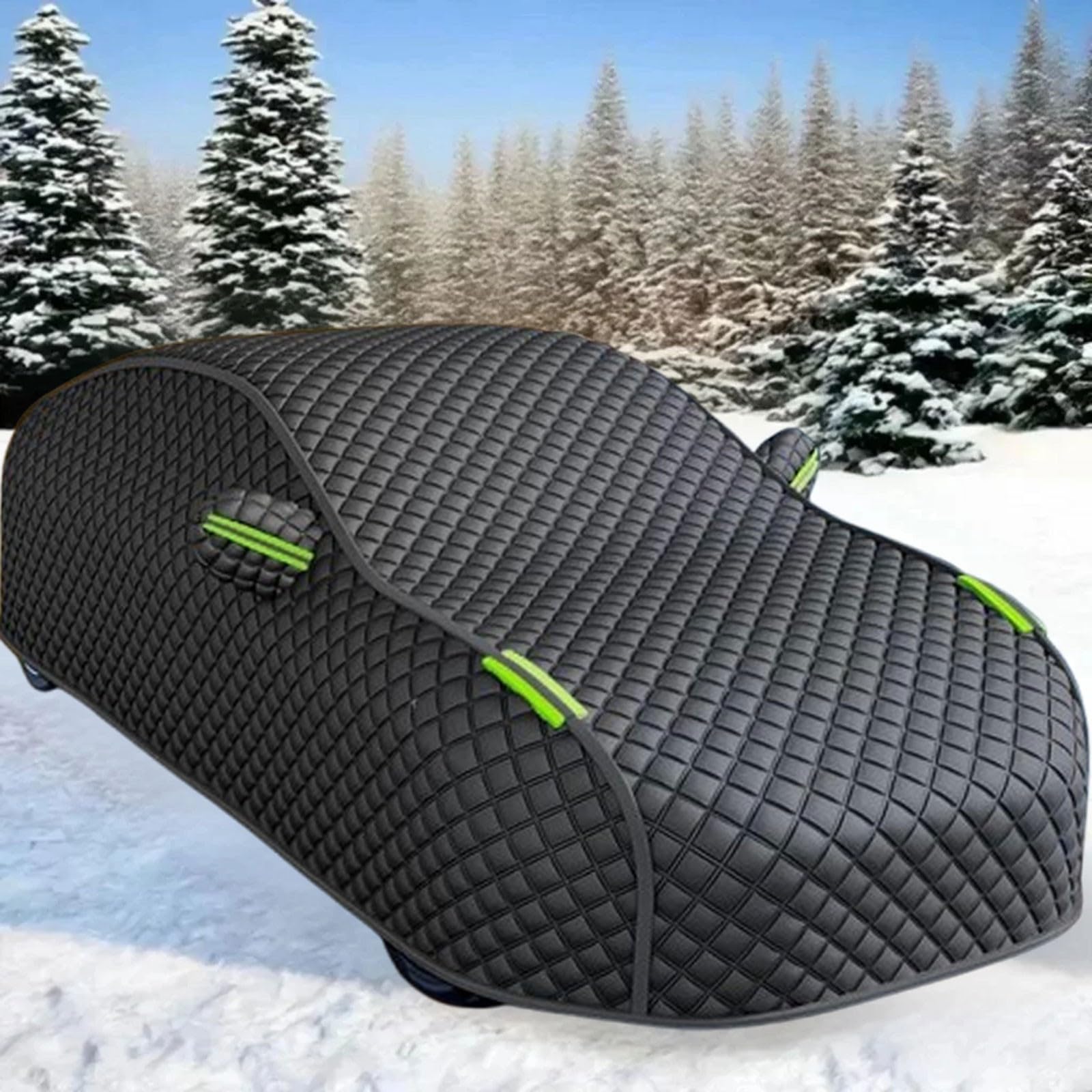 Funda Coche Antigranizo para Ope-l Antara Cubierta para Coche Exterior Reforzada Antigranizo Impermeable Tira Reflectante Algodón Grueso Antipolvo Rasguño