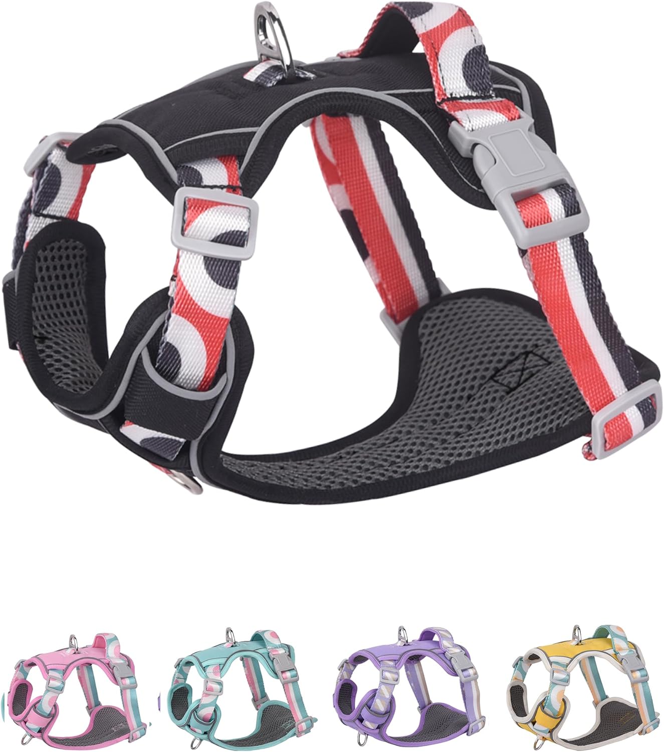 Petank Dog Harness for Small Dogs, Dog Harness with Handle