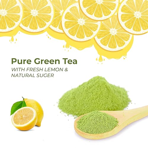 Miniatura 6 de Té verde en polvo dulce premium con Mikan de naranja limón de Japanese Green Tea Co  Té de hierbas rico en vitaminas C y E  Ideal para colesterol,