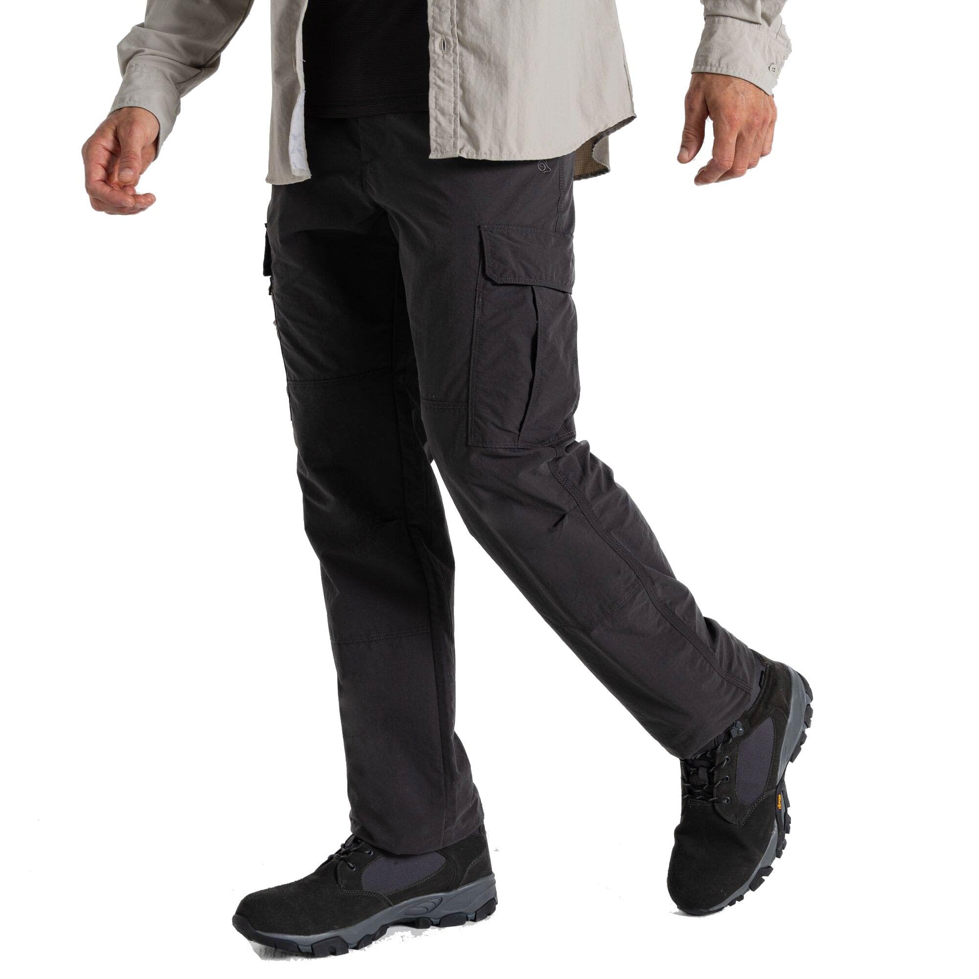 Craghoppers Nosilife Cargo Trousers Iii Size: 38R Men's Black