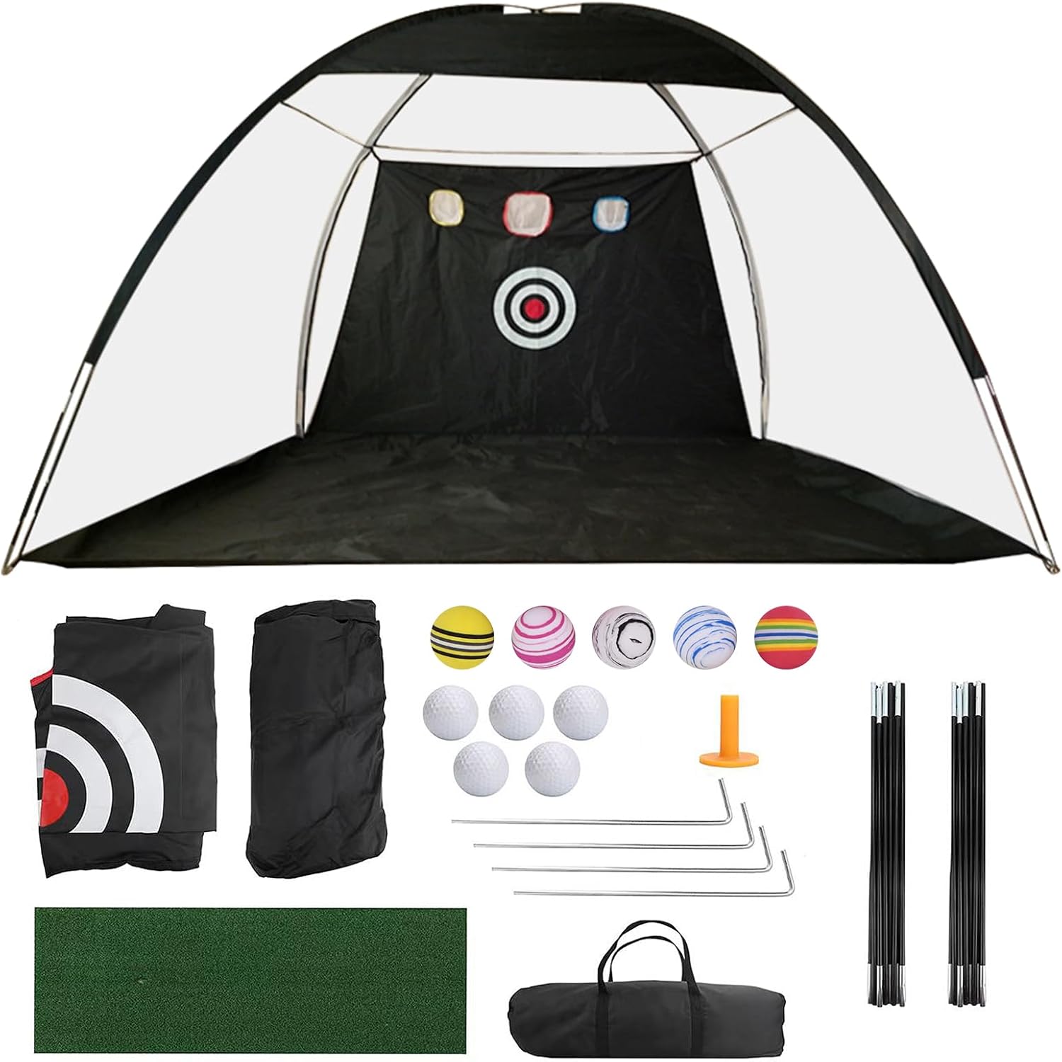 DeaGenlte Golf Training Equipment for Adults Outdoor and Indoor Golf Games Set