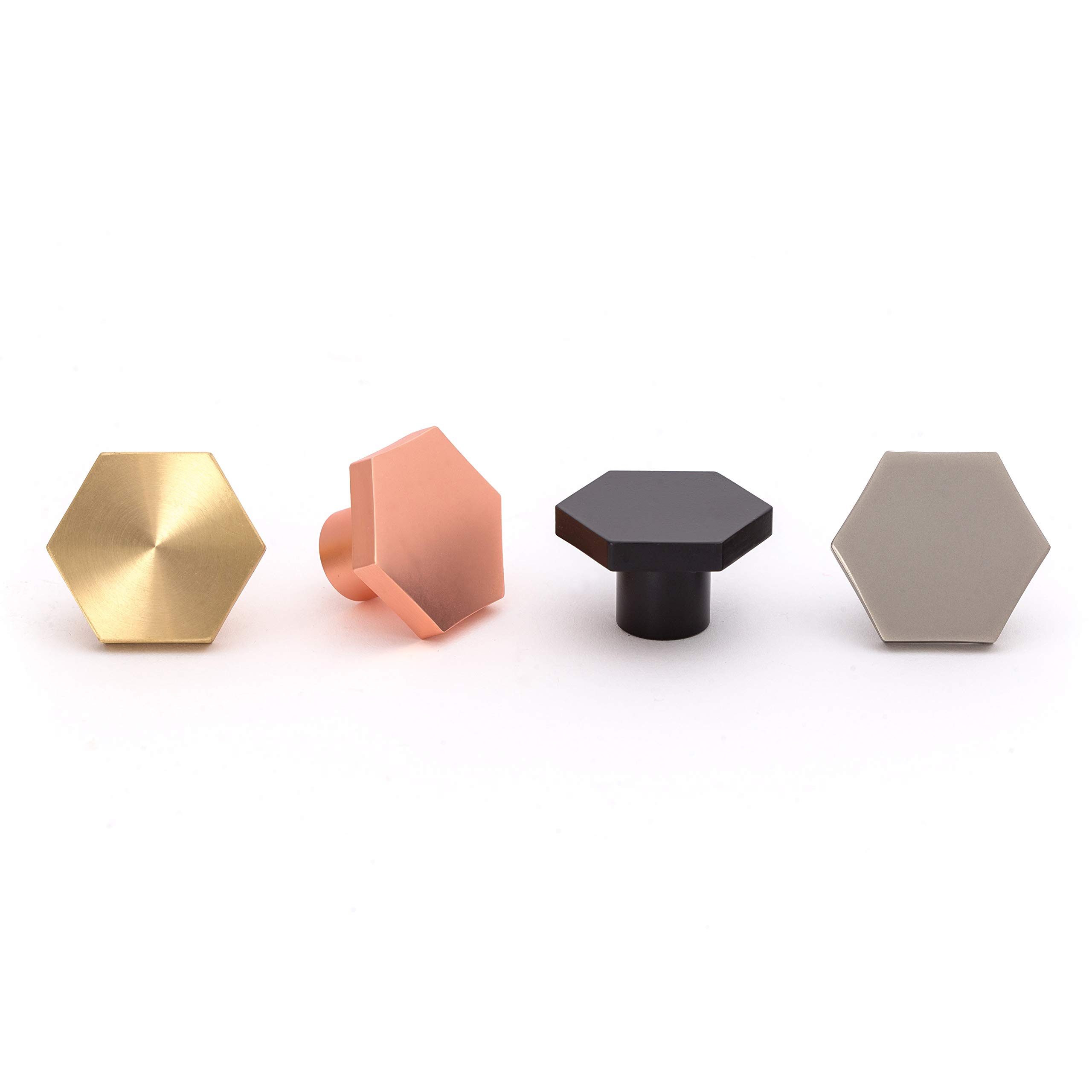 The Hairpin Leg Co. [HLC] Furniture Knobs - Modern Furniture Hardware - Cupboard Cabinet Handles Drawer Pulls [30mm/Industrial Nickel]