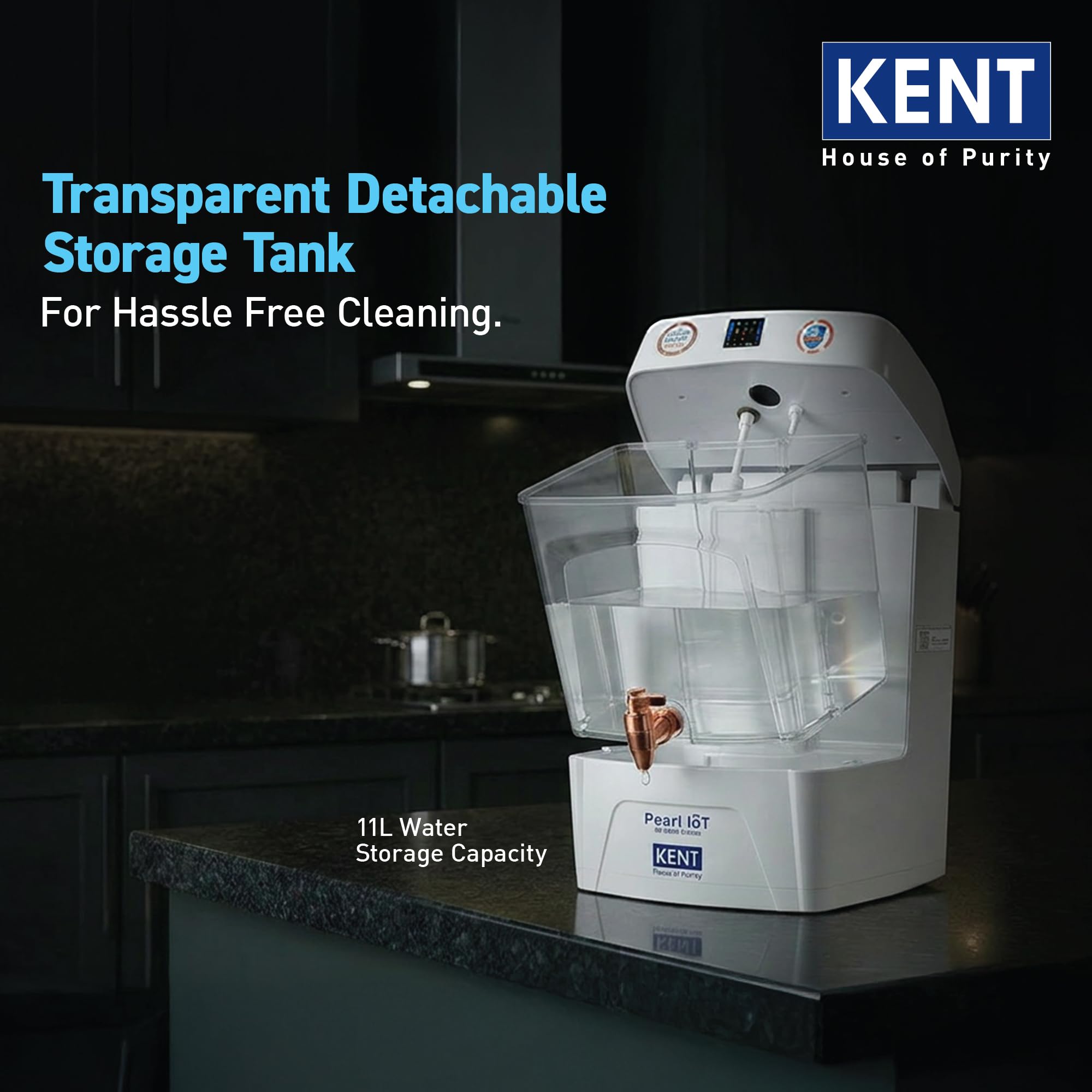 KENT Pearl IoT RO Water Purifier - Smart Filtration -3