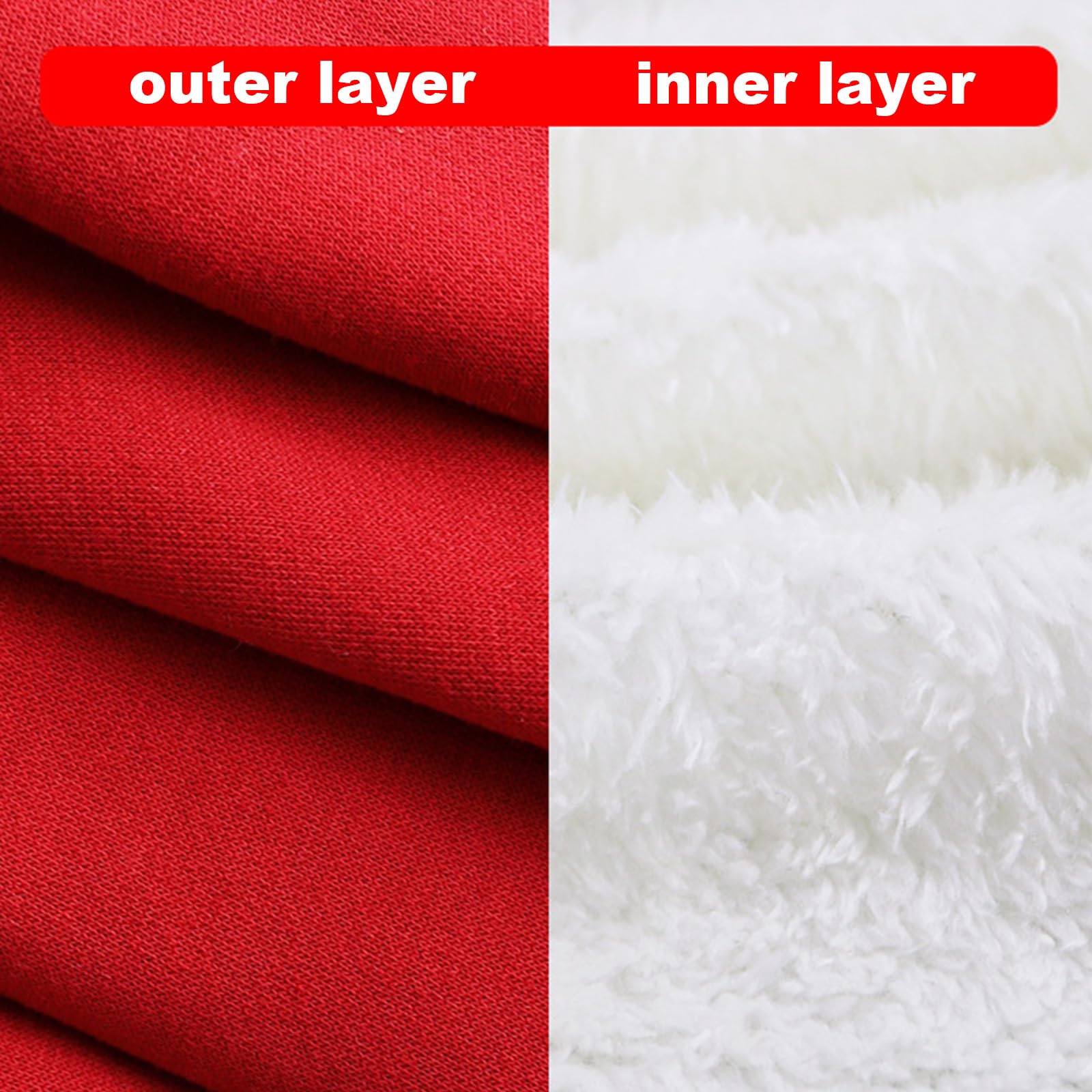 Ropa para el cuidado del paciente, Tear Away Medical Patient Clothes Long Sleeve Red Multiple Sizes(Large)