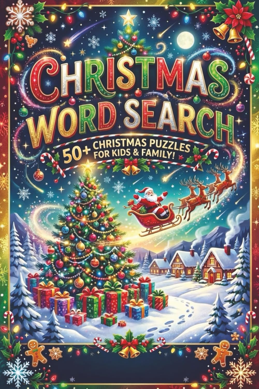Christmas Word Search Puzzle Book: Celebrate the Magic of Christmas with Fun Word Puzzles