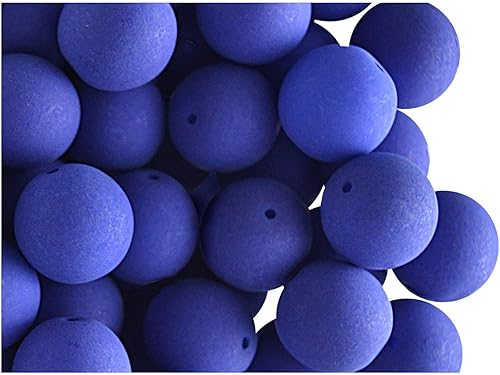 Miniatura 3 de ScaraBeads - Juego exclusivo de abalorios de cristal checo prensado redondo de 0.394 in Estrela NEON (UV Active) 4 colores oscuros+mezcla