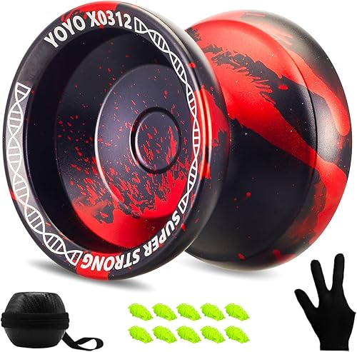 Miniatura 10 de Yoyo Yo Yo profesional que no responde para niños de 8 a 12 años, Yoyo para adultos, niños principiantes, Yoyo de metal truco, yoyo profesional con