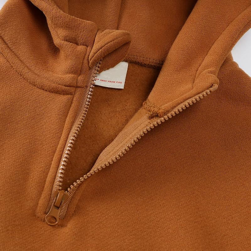 Image of MYGBCPJS Youth 2PCS Jogger Outfits Set Fleece Hooded + Sweatpants Boys Girls Athletic Sweatsuits Pullover Clothes