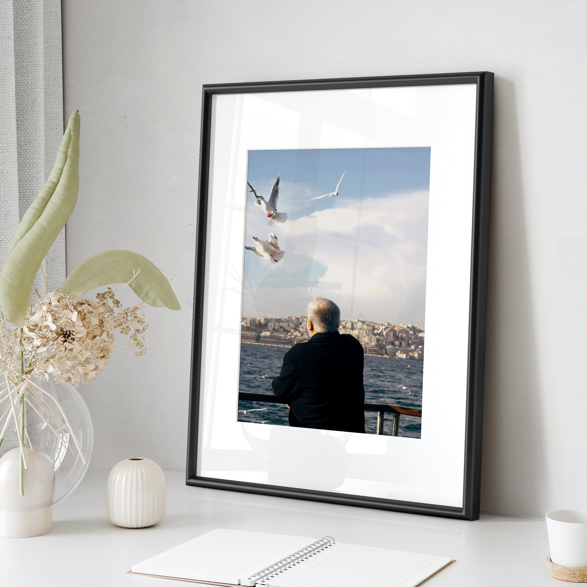 Amazon.com - Fun Memories 16x20 Aluminum Picture Frame Black, 16