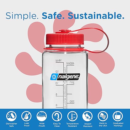 Miniatura 2 de Nalgene Sustain Tritan Botella de agua sin BPA fabricada con material derivado del 50% de residuos plásticos (usando el equilibrio de masas