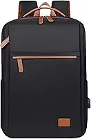 Mochila de Viagem Feminina Com Grande Capacidade Negócio Escolar Impermeável e Resistente Nylon 14-15,6 Polegadas Saco de Laptop Interface de Carregamento USB Multifuncional