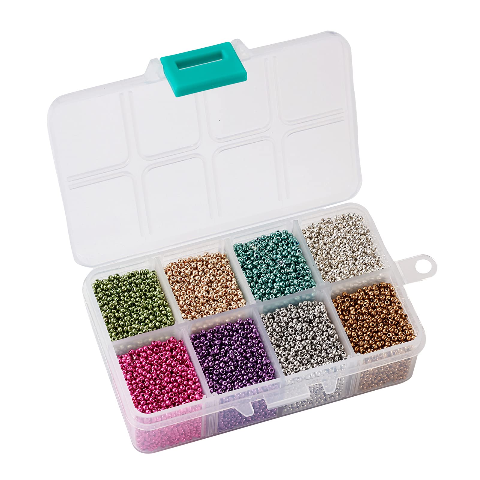 OLYCRAFT 153~225pcs Set di Perline in Vetro Millefiori 3 stili Piccolo fiore fatto a mano Millefiori perline di vetro lampo colore misto perline di vetro fiore per gioielli bracciale collana fare