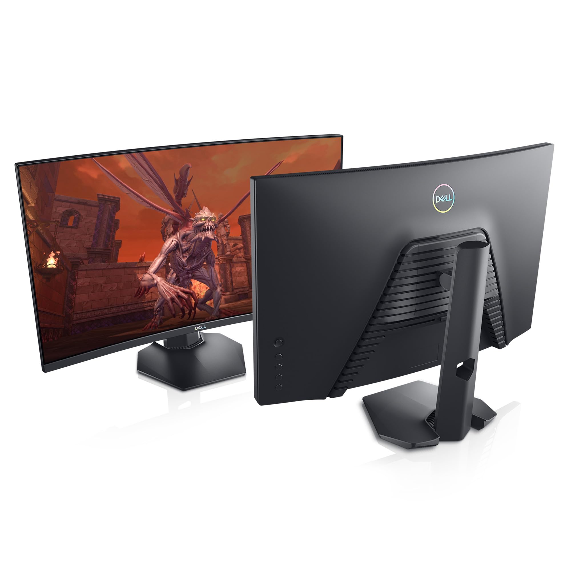 Dell S2721HGFA 27" Full HD (1920x1080) 1500R Monitor Gaming Curvo, 144Hz, VA, 1ms MPRT, AMD FreeSync Premium, NVIDIA G-SYNC Compatible, DisplayPort, 2x HDMI, 3 Anni di Garanzia, Nero