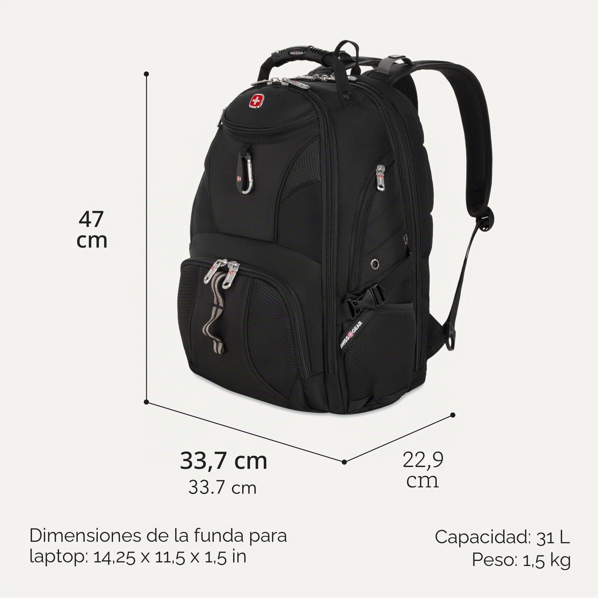 SwissGear Mochila para portátil Unisex Adulto