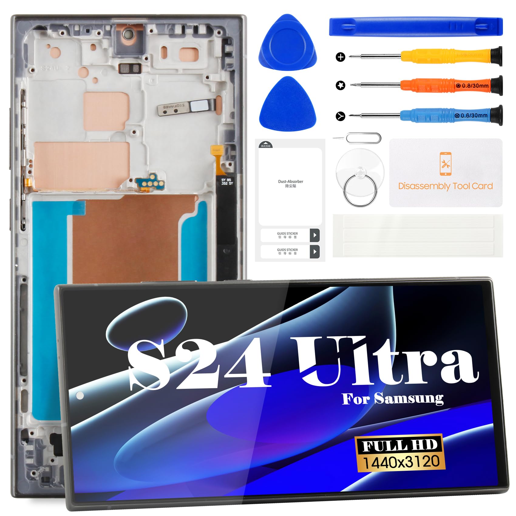 Amazon.com: Incell For Samsung Galaxy S24 Ultra Screen Replacemet